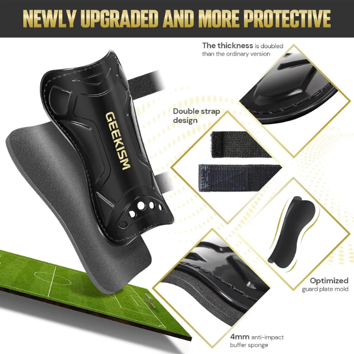 Soccer Shin Guards for Youth Kids Toddler, Protective Soccer Shin Pads & Sleeves Equipment - Football Gear for 3-12 years Old Children Teens Boys Girls