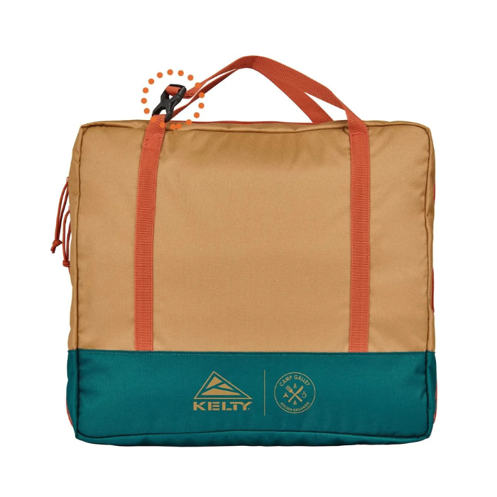 Kelty Camp Galley – Portable Outdoor Kitchen Organizer with Multiple Pockets & Shelves – Hanging Gear Bag for Camping, Overlanding & Backyard Cooking