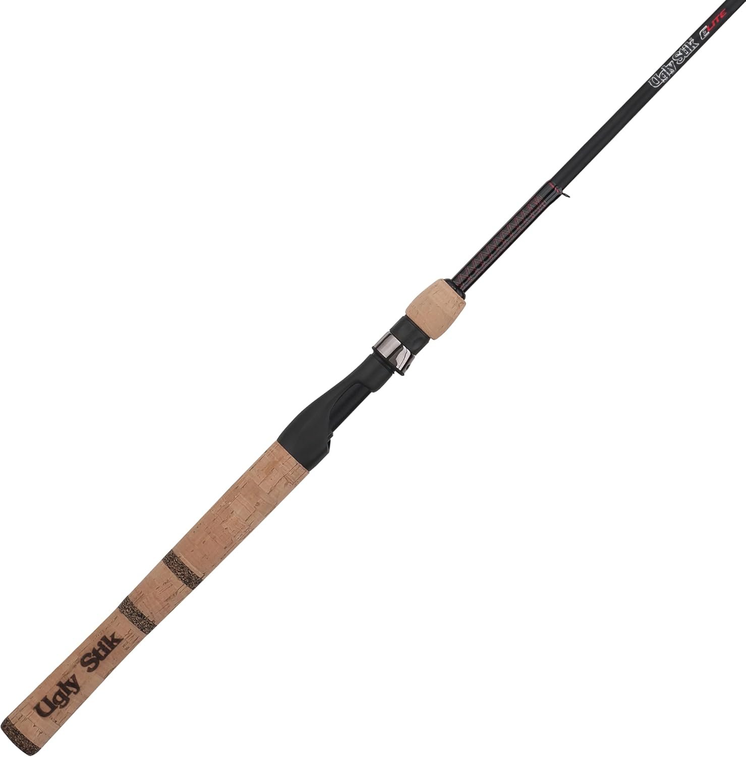 Shakespeare Ugly Stik GX2 Spinning Fishing Rod – 2-Piece Graphite & Fiberglass Rod with Clear Tip Design, Lightweight & Durable for Freshwater and Saltwater Anglers