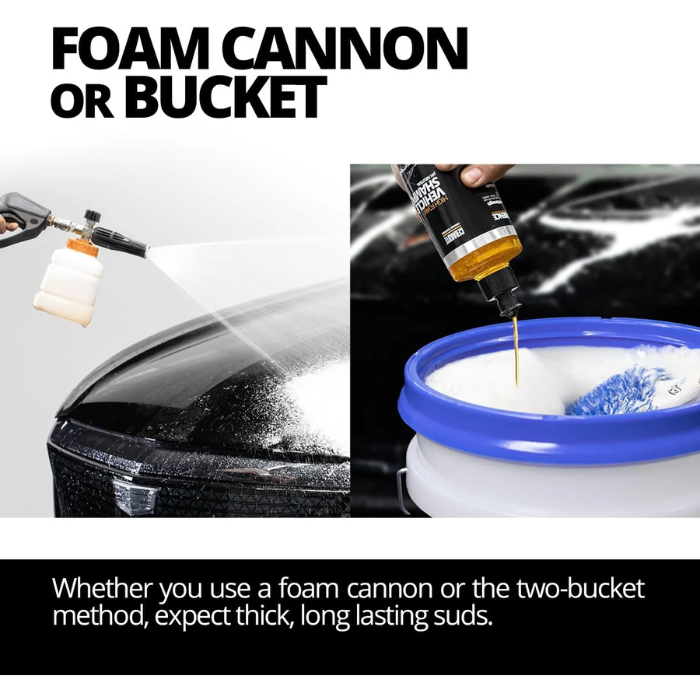 CERAKOTE High Foam Vehicle Shampoo (32 oz. Bottle) - pH Neutral Premium Car Wash Soap - Ceramic Coating Prep and Maintenance - Citrus Scent - Maximum Suds