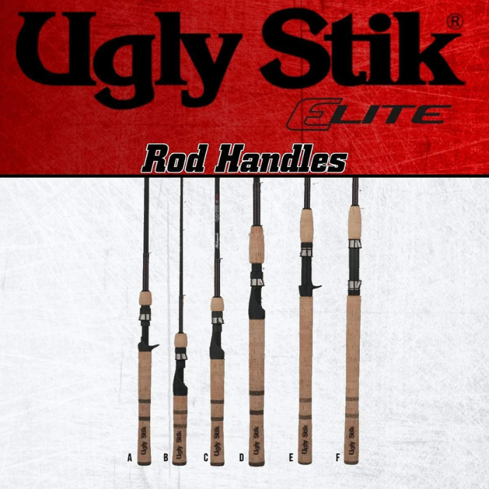 Shakespeare Ugly Stik GX2 Spinning Fishing Rod – 2-Piece Graphite & Fiberglass Rod with Clear Tip Design, Lightweight & Durable for Freshwater and Saltwater Anglers