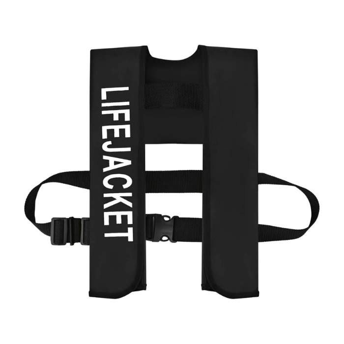 Adult Automatic Inflatable Kayak Vest PFD, Water Sports Vest for Boating Fishing Kayaking SUP Paddleboarding（fit Weight Below 330 lbs）