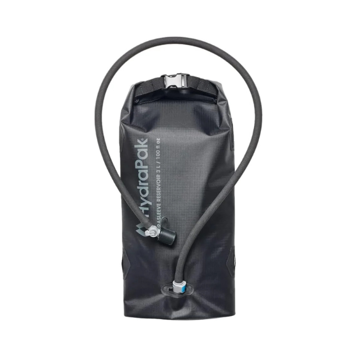 HydraPak HydraSleeve Insulated Hydration Reservoir – 3L Shape-Shift Bladder with Low-Profile Design, Plug-N-Play Tube & Insulated Sleeve – Leakproof Hydration for Hiking, Camping & Year-Round Use