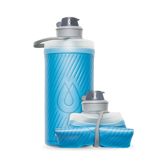 HydraPak Flux Collapsible Water Bottle – Lightweight, Compact & Flexible Backpacking Bottle with Spill-Proof Twist Cap – BPA-Free, Durable & Portable Hydration for Hiking & Camping