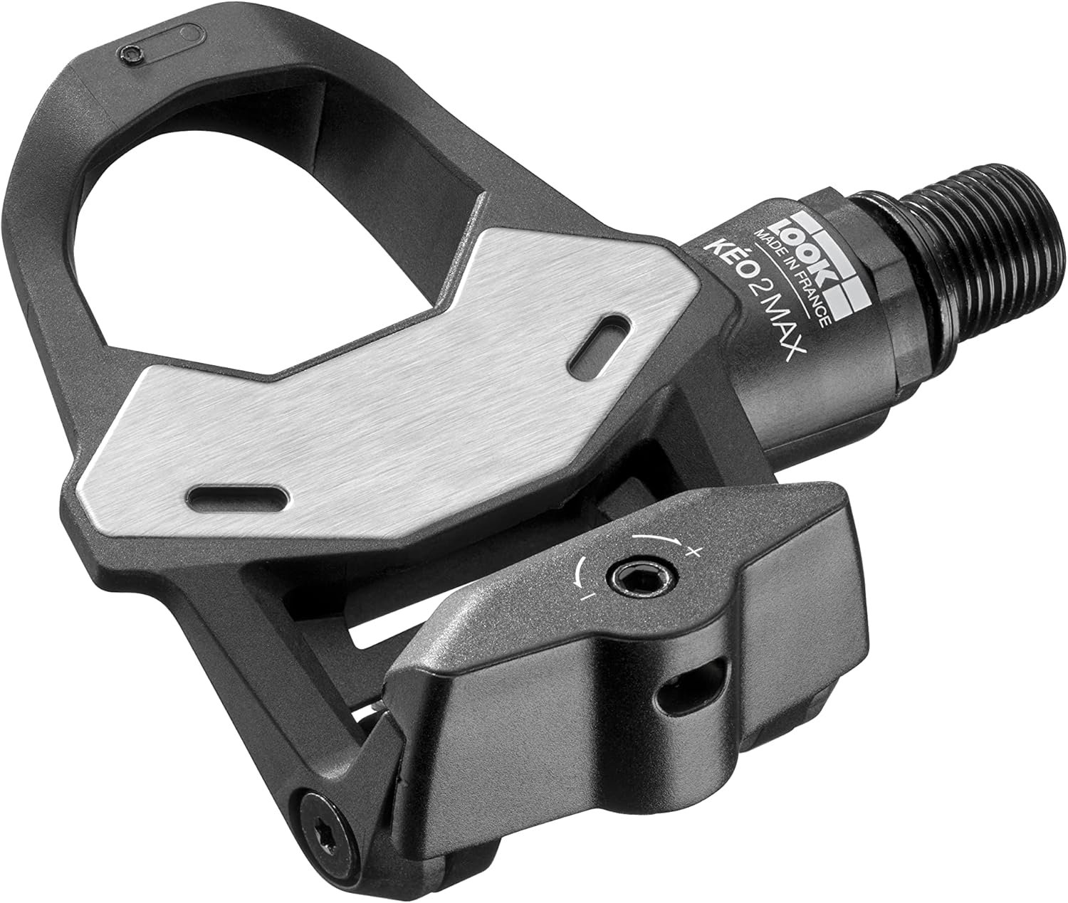 LOOK Cycle - KEO 2 Max - Road Bike Pedals - Large 500mm² Contact Area - Full Power Transfer - Ultra Lightweight Pedals