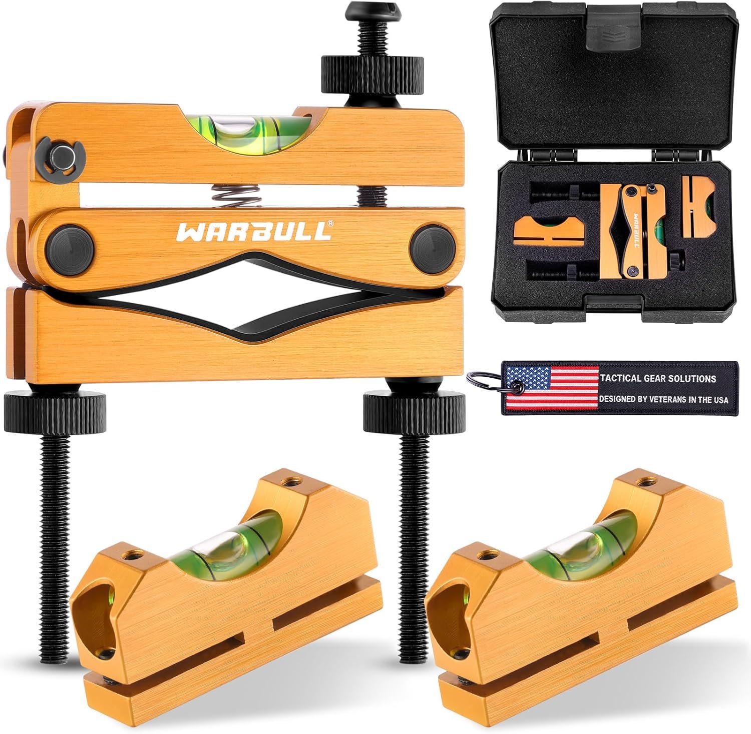 WarBull Universal Scope Leveling Tool – High Precision Heavy-Duty Scope Leveler for Rifle Optics Mounting – Durable Aluminum Construction for Accurate and Easy Scope Alignment