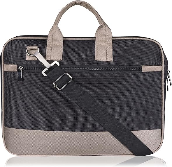 Black Color PVC Coated Fabric 10L Messenger Bag For Men & Women