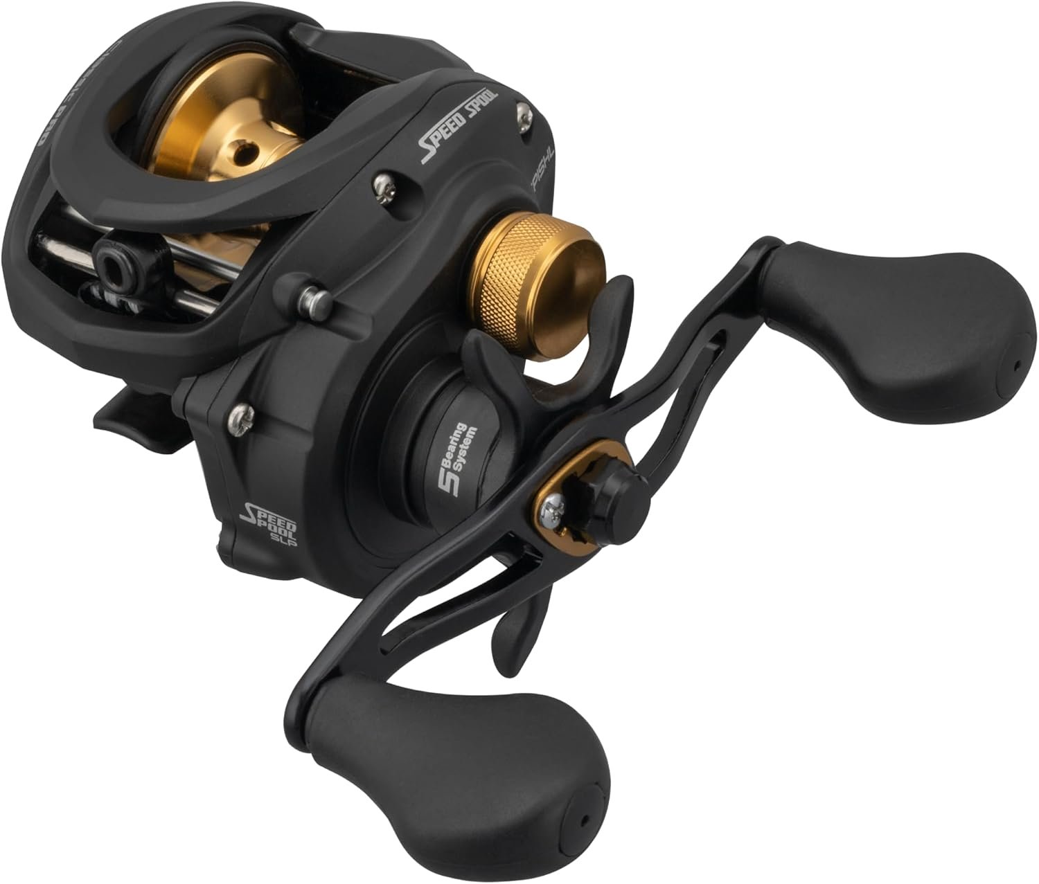 Lew’s Classic Speed Spool Baitcast Reel – Low-Profile Baitcaster with Lightweight Graphite Frame, Smooth Multi-Bearing System & Adjustable Braking – Right-Hand Retrieve Fishing Reel