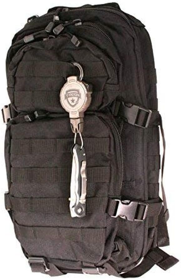 Boomerang Tool Retractable Gear Tether, Hook & Loop Strap, 24" Retractable Cord, 4 oz. Retraction, Green Polycarbonate Case, Universal Attachment