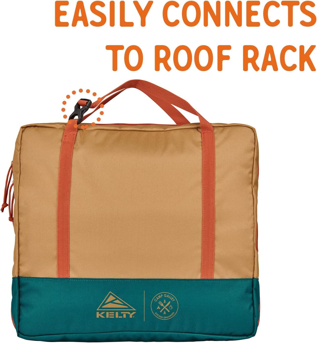 Kelty Camp Galley – Portable Outdoor Kitchen Organizer with Multiple Pockets & Shelves – Hanging Gear Bag for Camping, Overlanding & Backyard Cooking