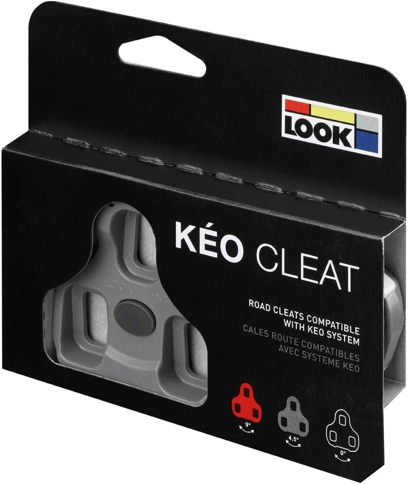 Description for Look Cycle - Grip Cycling Cleats with Memory Positioner Function - Compatible with All Pedals on The Market - Anti-Slip TPU Surface