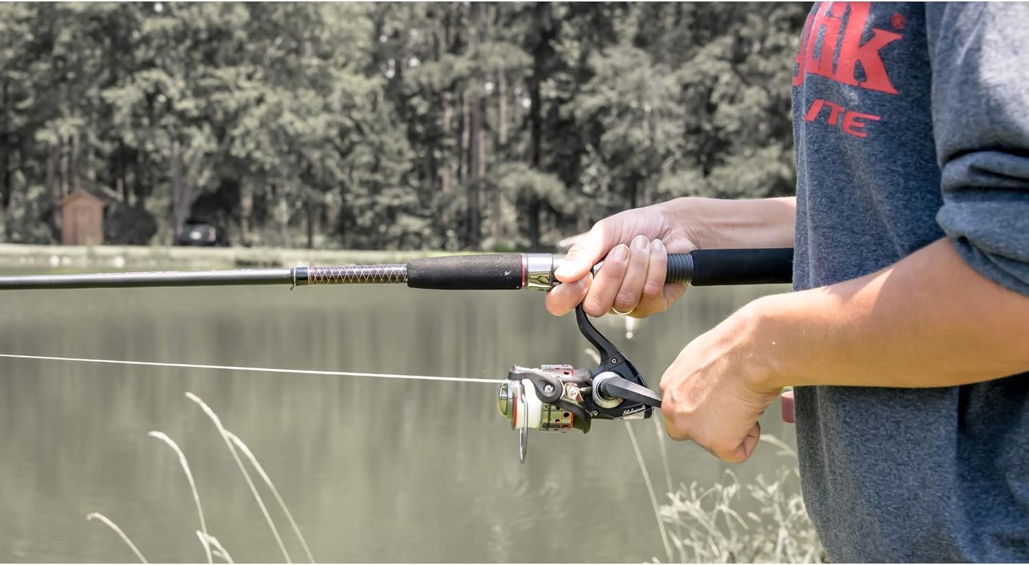 Description for Ugly Stik GX2 Spinning Rod – 2-Piece Medium Action Fishing Rod with Graphite & Fiberglass Construction, Clear Tip Sensitivity & EVA Grips – Durable Rod for Freshwater & Saltwater