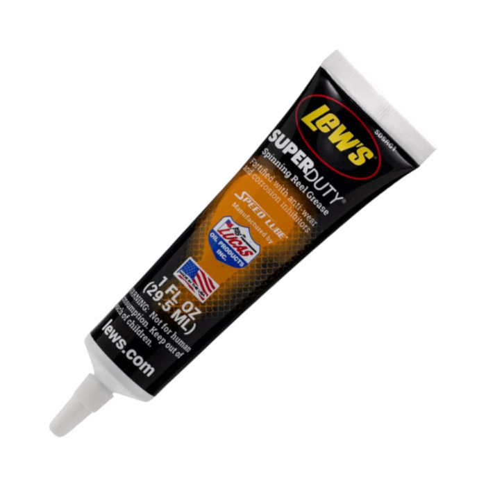 Lew’s SuperDuty Spinning Reel Grease – Heavy-Duty All-Metal Body with High Capacity Spool & Smooth Multi-Disc Drag – Rugged Fishing Reel for Bass, Catfish, Striped Bass & Inshore Saltwater