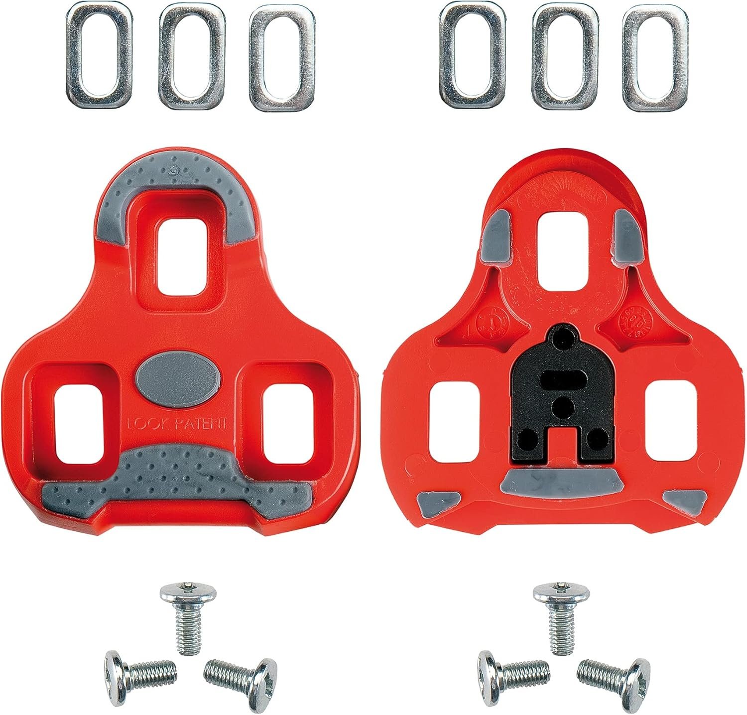 Look Cycle - Grip Cycling Cleats with Memory Positioner Function - Compatible with All Pedals on The Market - Anti-Slip TPU Surface