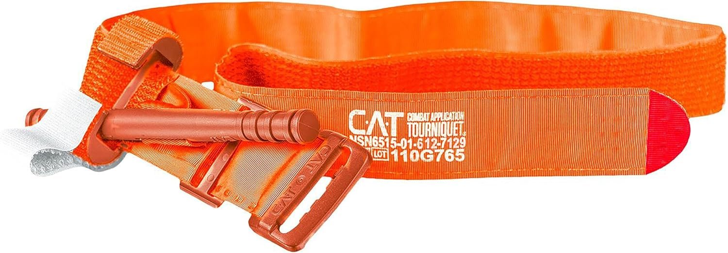 North American Rescue C-A-T Combat Application Tourniquet (Orange) NAR Genuine Gen 7 CAT Military Issued