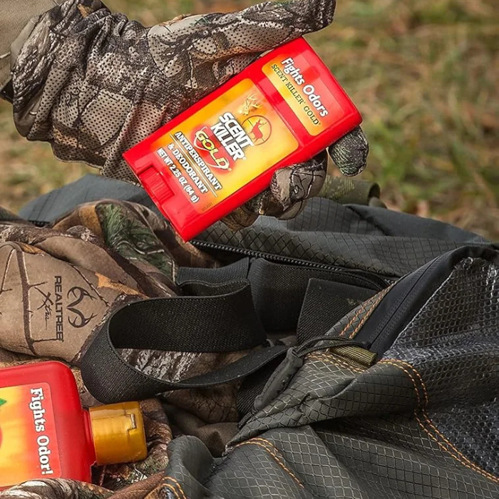 Scent Killer Gold Unscented Deodorant and Antiperspirant for Hunting Scent Control