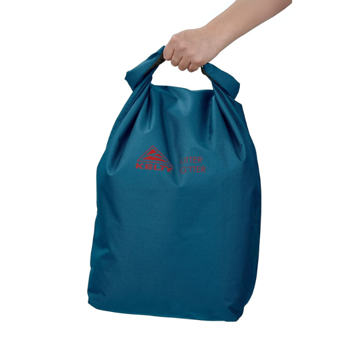 Kelty Litter Gitter – Collapsible Outdoor Trash Bag & Storage Tote with Carry Straps – Portable, Eco-Friendly Waste Solution for Camping, Hiking, Festivals & Backyard Use