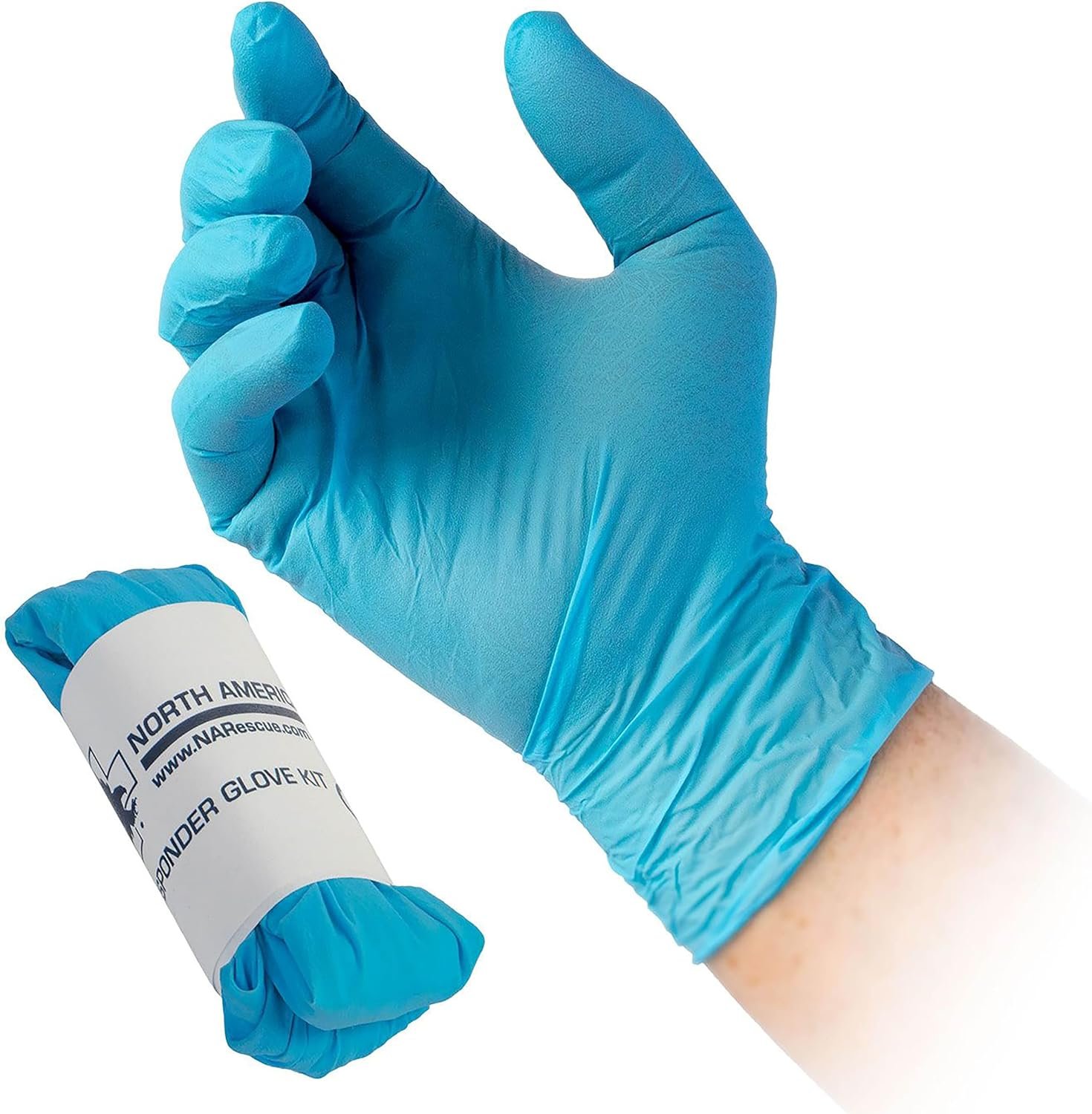 North American Rescue Individual Aid Kit Compact First Aid with Compressed Gauze, Petrolatum Gauze, ETD, Gloves, Surgical Tape